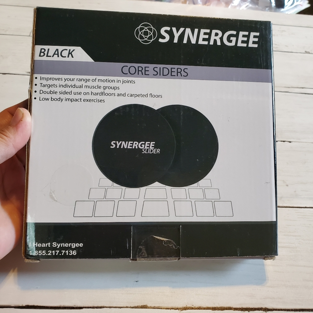 Synergee Core Sliders Black 2 Sliders New